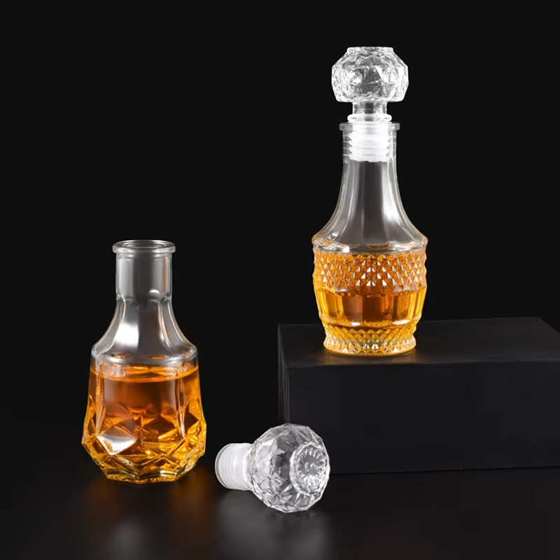 Ensemble de carafe en verre à whisky en cristal