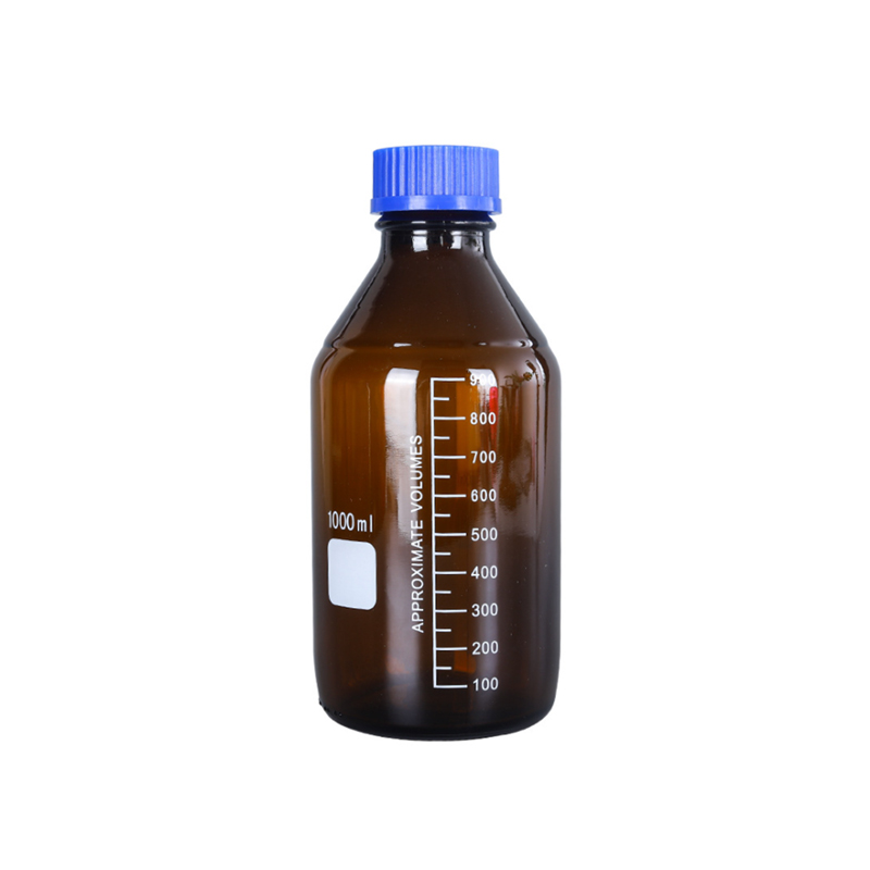 Bouteille de réactif chimique en verre de laboratoire, bouchon à vis pour remise de diplôme, 50ml, 100ml, 500ml, 1000ml