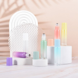 Rouleau d'huile de parfum en verre dégradé de luxe de 10 ml sur bouteille