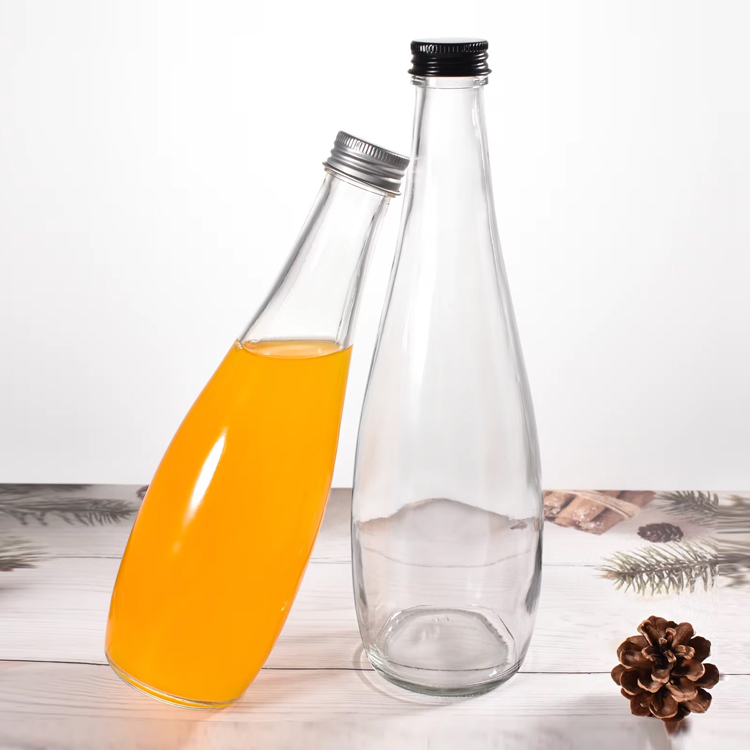 Bouteille d'eau minérale en verre, bouteille de boisson, bouteille de jus de bouleau, 330ml, 500ml
