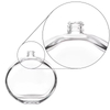 30 ml 50 ml 100 ml bouteilles de parfum en verre à bouche oblate moderne