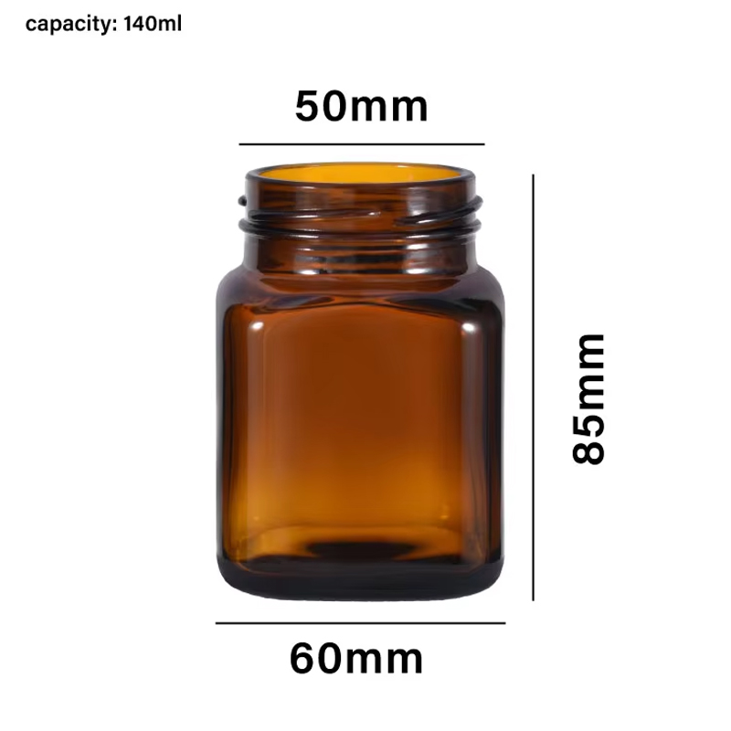 Pot de cornichon carré, épices, herbes, sels de bain, 140 ml