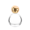  Bouteille de parfum en verre sphérique de luxe avec bouchon en or, emballage de parfum personnalisé haut de gamme