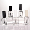 Bouchon et brosse de bouteille de vernis à ongles transparent vide, vente en gros de 15ml