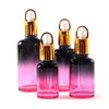 Verre dégradé écologique 10 ml 20 ml 30 ml 50 ml flacon compte-gouttes en verre d'huile essentielle de sérum Unique Recyclable