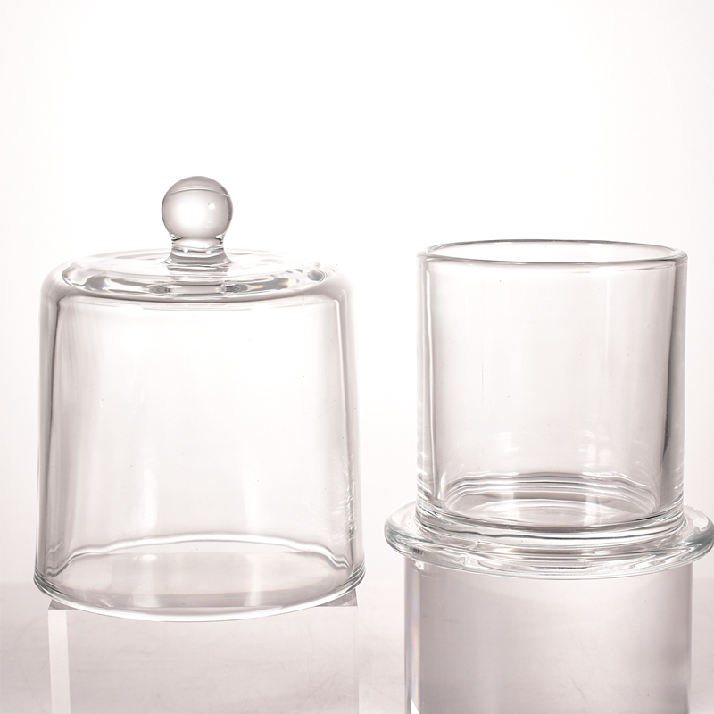 Pot de bougie en verre design Golden Bell 200 ml 300 ml