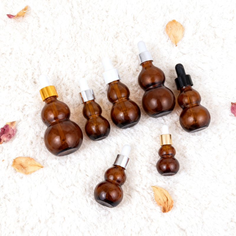 Bouteilles d'huile essentielle de gourde, vente directe des fabricants, 10ml, 20ml, 30ml, 50ml, 100ml
