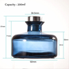 Verre de bouteille de diffuseur de concepteur d'arôme de pièce bleue française de 200 ml