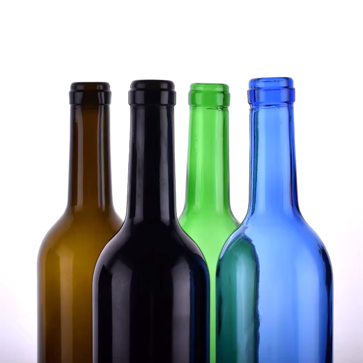 Bouteille de Vodka de vin en verre de forme de Bordeaux vide en gros de 1000 ml