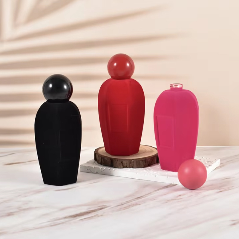 Bouteilles en verre de parfum coloré fantaisie de flocage personnalisé