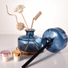 Verre de bouteille de diffuseur de concepteur d'arôme de pièce bleue française de 200 ml