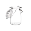 0.5L 1L 1.5L 2L pot de stockage en verre alimentaire de cuisine bocaux en verre hermétiques avec couvercle en verre en caoutchouc