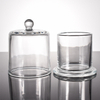 Pot de bougie en verre design Golden Bell 200 ml 300 ml