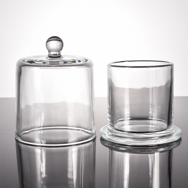 Pot de bougie en verre design Golden Bell 200 ml 300 ml