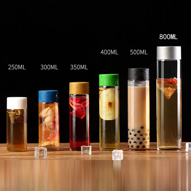 Bouteille d'eau Voss personnalisée Bouteille en verre Voss Bouteille de jus Voss 