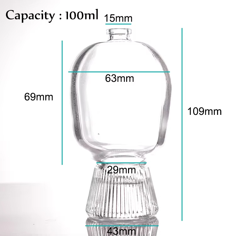 Bouteilles de parfum personnalisées, nouveau Design, bouteille de parfum en forme de bonbon, bouteille de parfum de luxe de 100ml avec boîte pour cadeaux