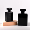 Nouveau design noir 30ml 50ml 100ml bouteille de parfum en verre 