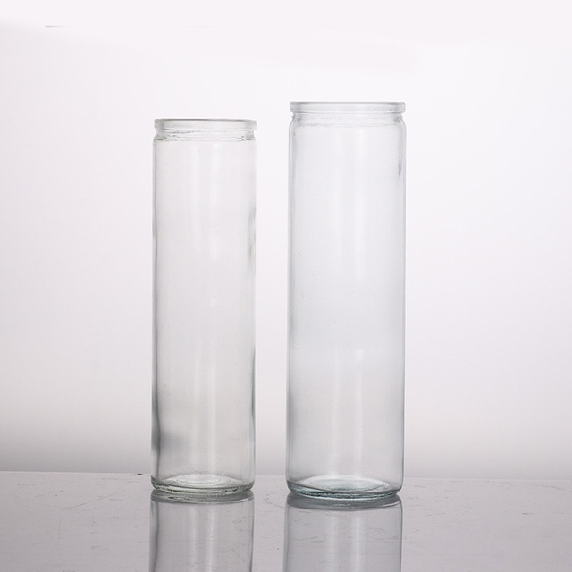 Pot en verre de bougie de prière de 7 jours en gros