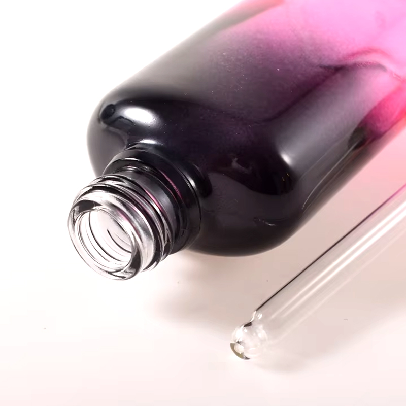 Verre dégradé écologique 10 ml 20 ml 30 ml 50 ml flacon compte-gouttes en verre d'huile essentielle de sérum Unique Recyclable