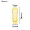 Bouteilles de parfum de voyage, flacons de pulvérisation en verre transparent de 30ml, bouteilles de parfum de couleur rechargeables, récipient d'huile cosmétique
