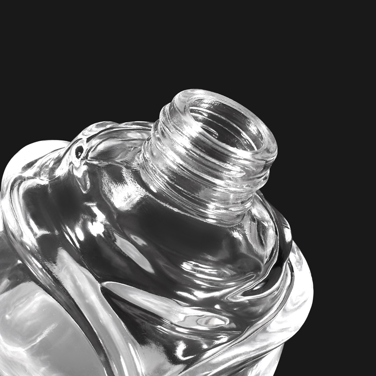 Bouteille de diffuseur de roseau en verre de forme de Rose de luxe bouteille de diffuseur d'aromathérapie décorative pour le parfum de maison