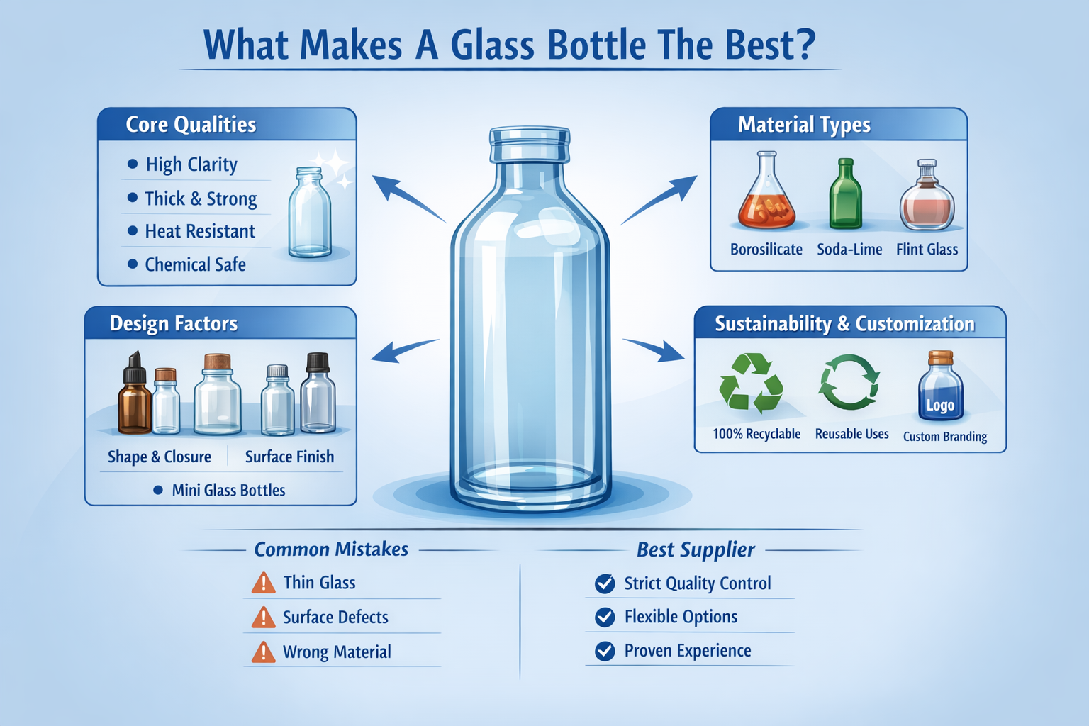 What Makes A Glass Bottle The Best Qu'est-ce qui fait qu'une bouteille en verre est la meilleure