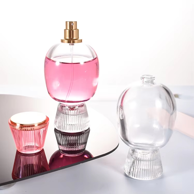 Bouteilles de parfum personnalisées, nouveau Design, bouteille de parfum en forme de bonbon, bouteille de parfum de luxe de 100ml avec boîte pour cadeaux