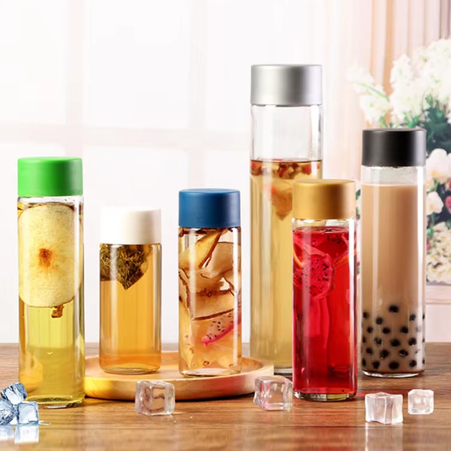 Bouteille d'eau Voss personnalisée Bouteille en verre Voss Bouteille de jus Voss 