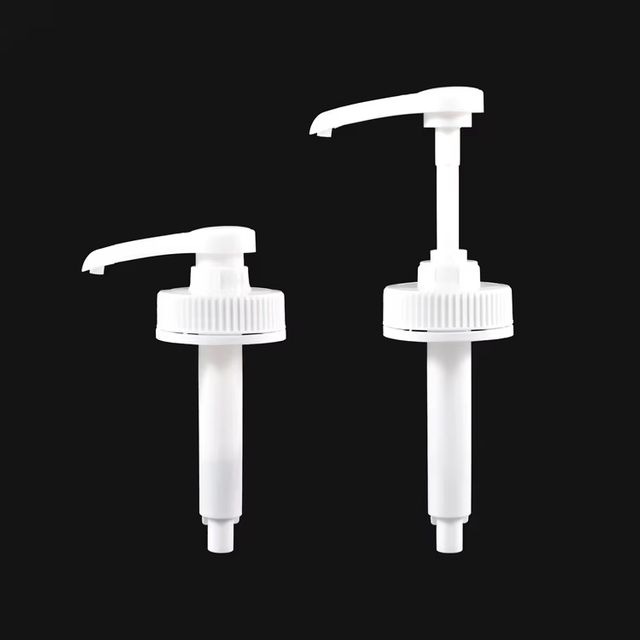 Pompe blanche pour bouteille en verre transparent de 3L