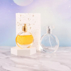 30 ml 50 ml 100 ml bouteilles de parfum en verre à bouche oblate moderne