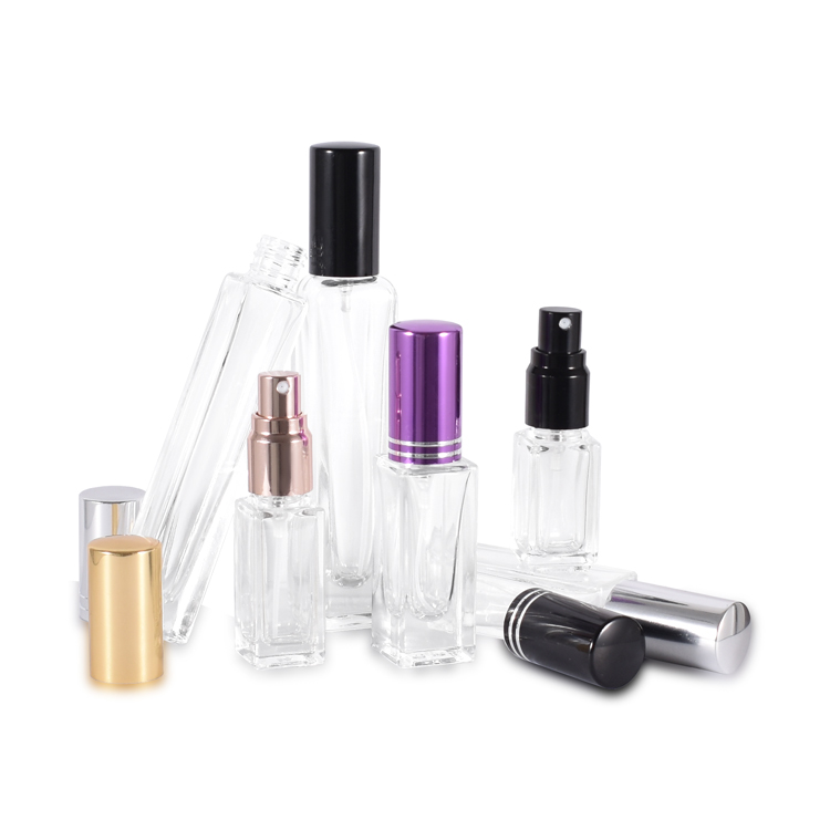 3 ml 5 ml 6 ml 9 ml 10 ml 15 ml 20 ml Mini bouteille de parfum de voyage carrée fabricant fournisseur d'usine 