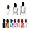 Flacon pulvérisateur de parfum en verre rechargeable rectangulaire de haute qualité, 30ml 50ml 100ml