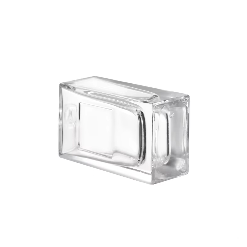 Bouteille de parfum vide carrée Unique de 50ml 80ml 100ml avec bouchon pulvérisateur de luxe