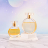 30 ml 50 ml 100 ml bouteilles de parfum en verre à bouche oblate moderne