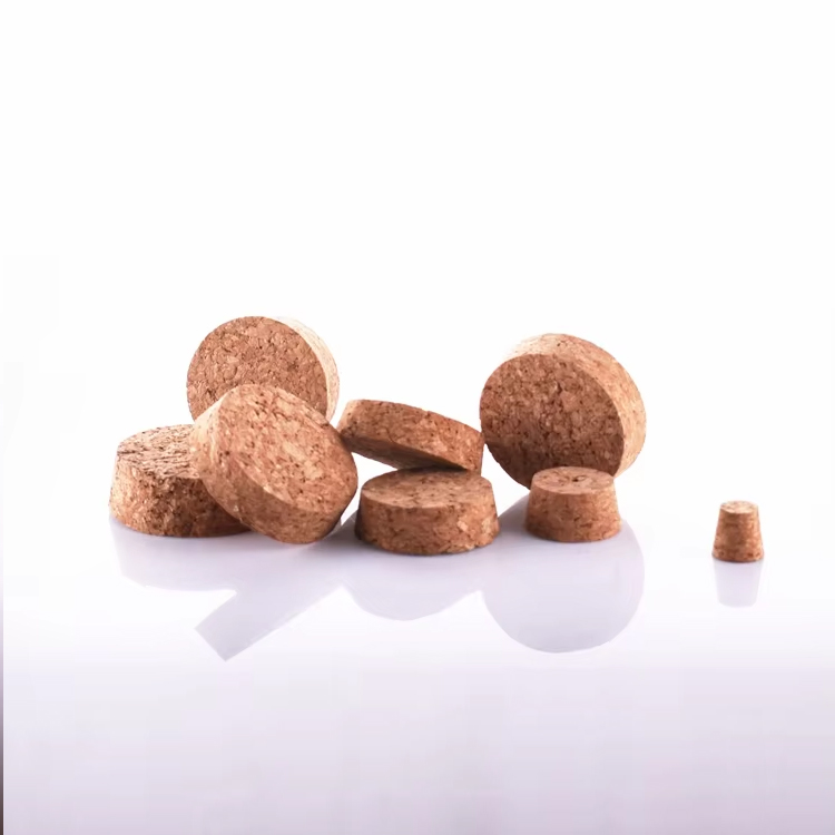 Bouchon de liège en bois naturel personnalisé, bouchon de liège en bois pour pot de bouteille en verre