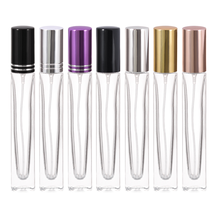 3 ml 5 ml 6 ml 9 ml 10 ml 15 ml 20 ml Mini bouteille de parfum de voyage carrée fabricant fournisseur d'usine 