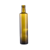 Bouteilles d'huile d'olive en verre vert foncé de 500 ml 