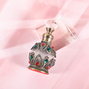 Bouteille d'huile essentielle de dubaï, bouteille de parfum rétro de 15ml, contenant vide incrusté de diamants