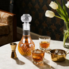 Ensemble de carafe en verre à whisky en cristal