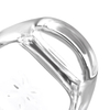 Bouteille de parfum en verre personnalisée avec bouchon en cristal Fabricant de bouteilles de parfum en gros