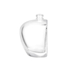 Bouteille de parfum en verre en forme de pomme en gros de 100 ml avec capuchon doré