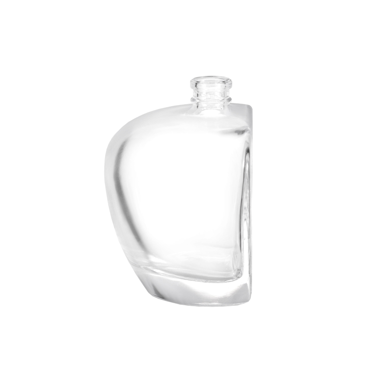 Bouteille de parfum en verre en forme de pomme en gros de 100 ml avec capuchon doré