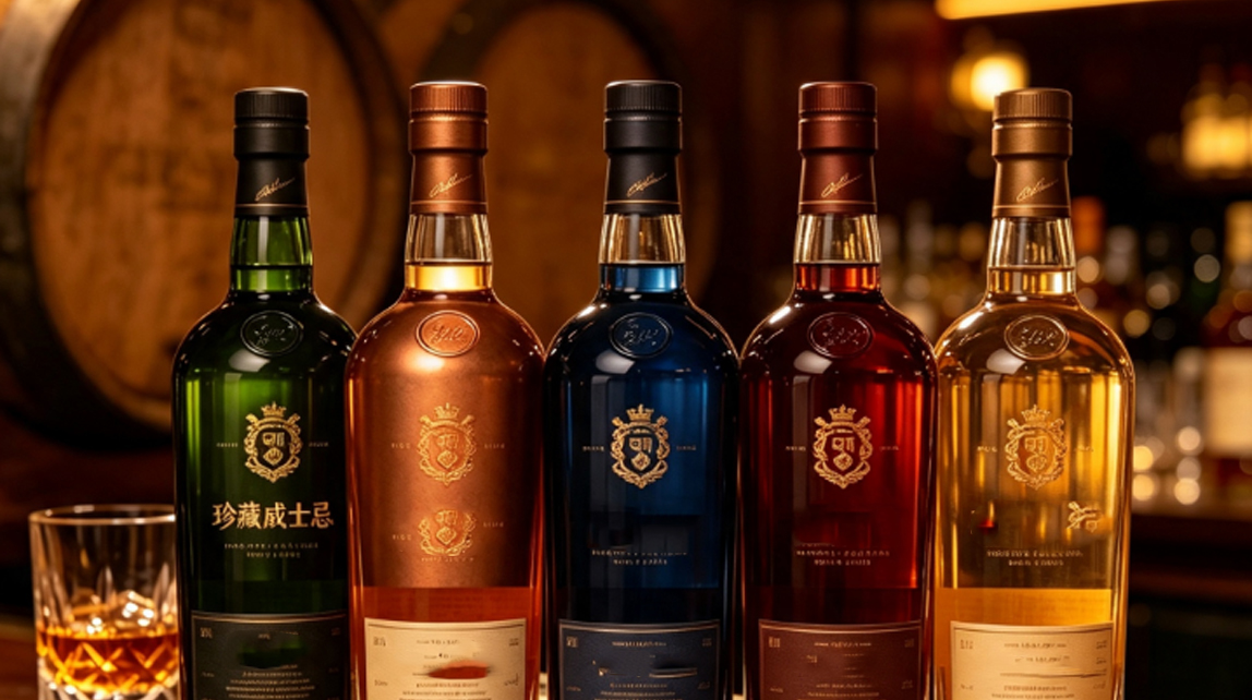 Comment choisir la bonne couleur de bouteille de whisky pour votre marque de spiritueux