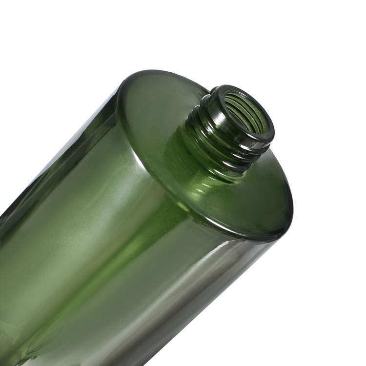 Bouteille de diffuseur de roseau en verre carré vert de qualité supérieure avec bouchon noir, bouteille de diffuseur d'aromathérapie personnalisée pour parfum de maison